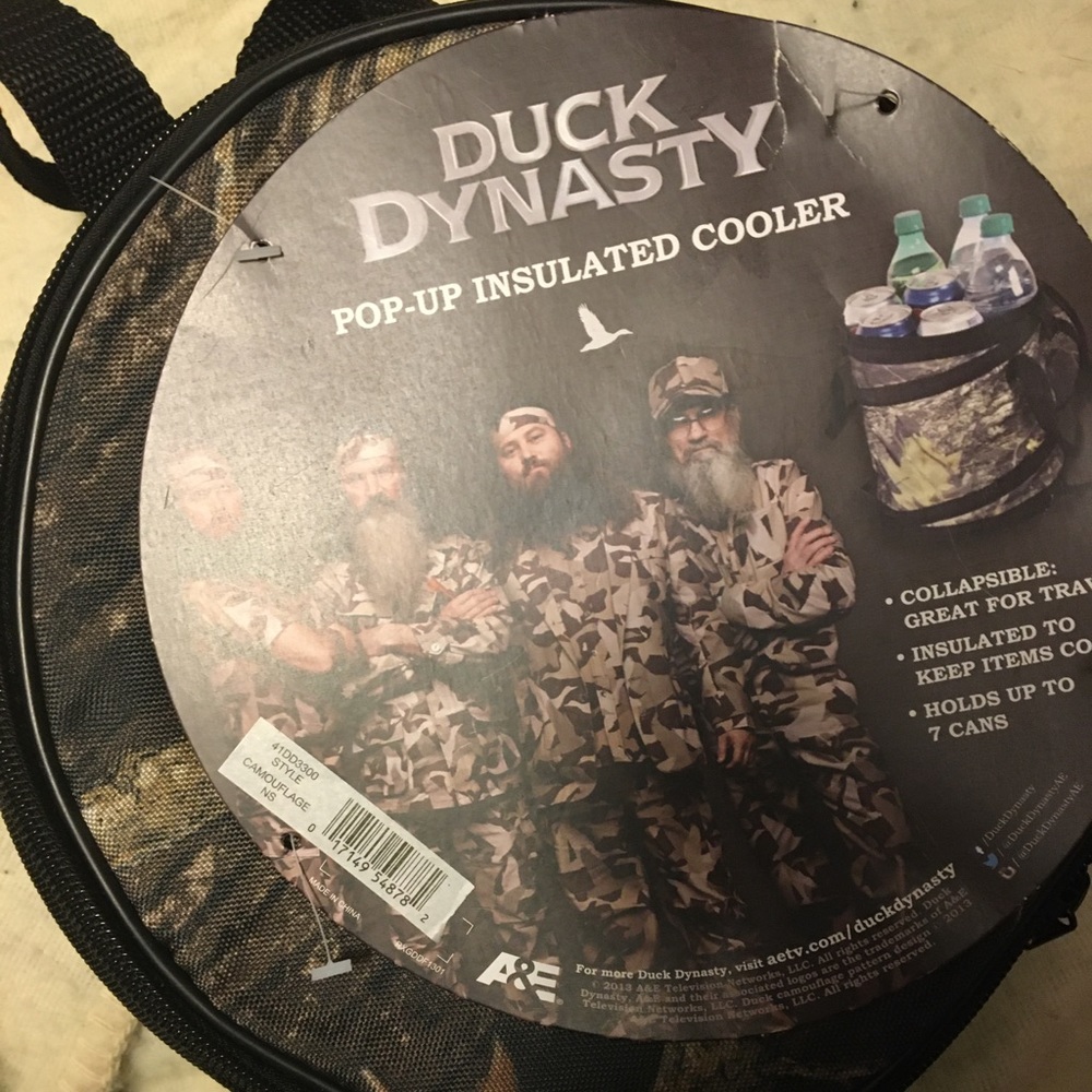 NEW DUCK DYNASTY POP-UP INSULATED COOLER